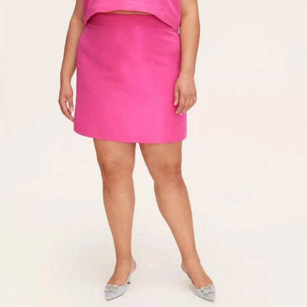 Kate spade New York Women’s size 20 target Barbie pink taffeta shell skirt NEW